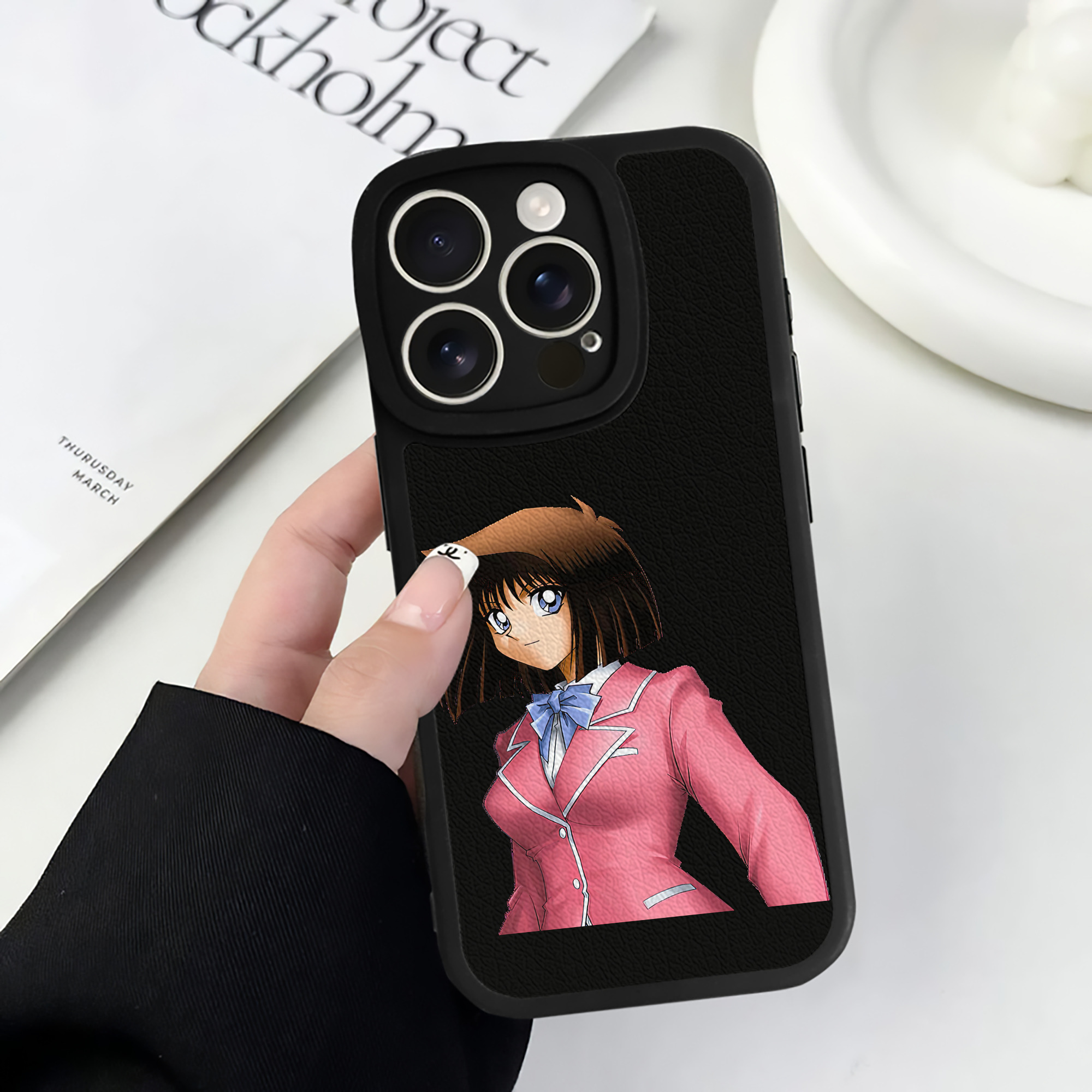 遊☆戯☆王 Yu-Gi-Oh! 【iPhone 16シリーズ対応】シリコンスマホケース（レザー調） 材質：シリコン